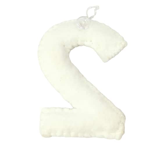 4" Floral Embroidered Puffy Number by Celebrate It